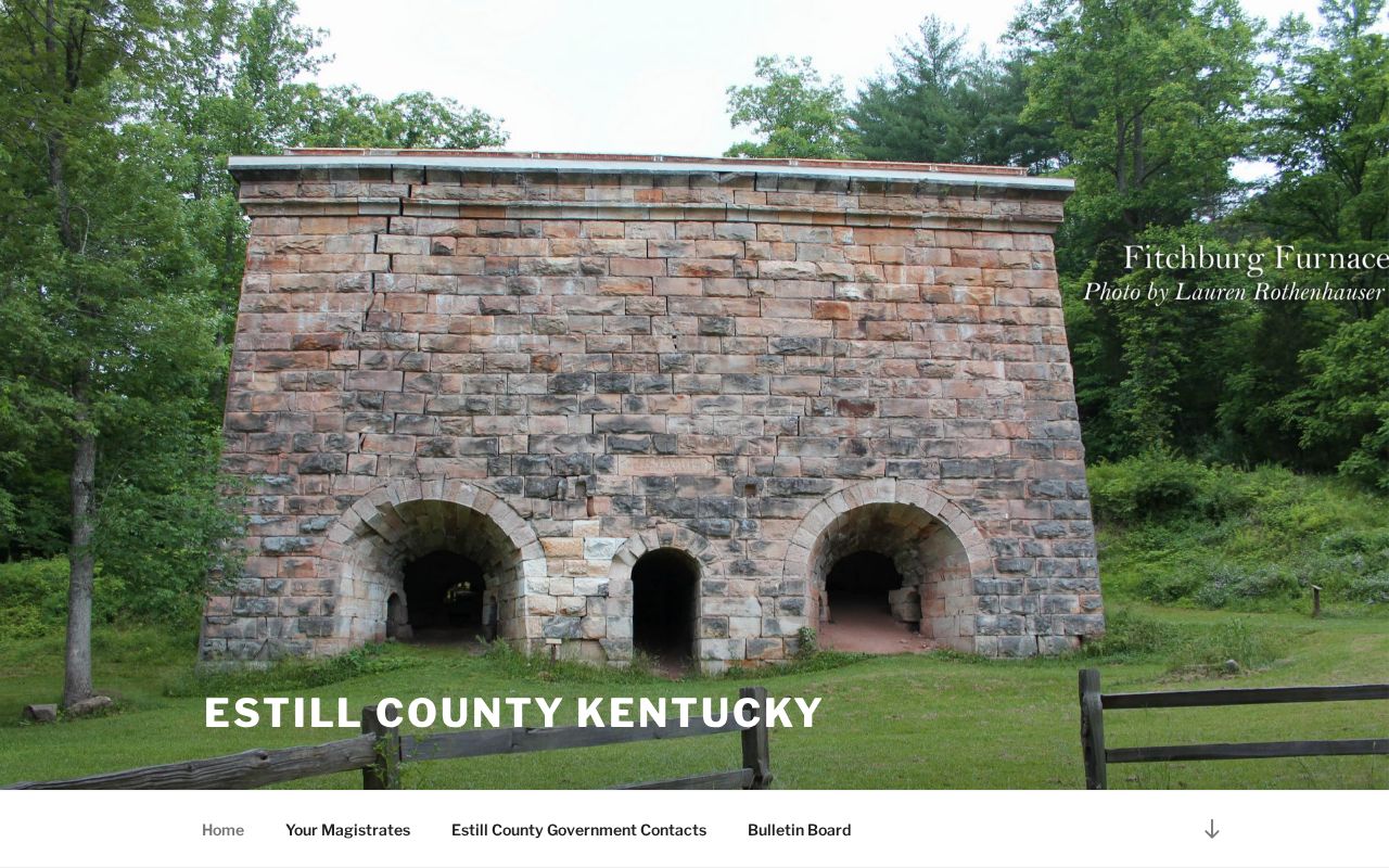 Estill County courthouse and criminal record offices